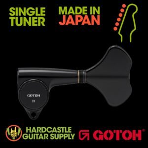 Gotoh® GB707 Left (Black) - Single Tuner (Bass Side)